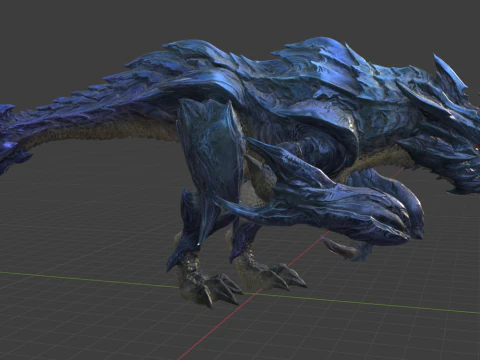 Brachydios - Monster Hunter World 3D Model