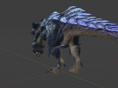 Brachydios - Monster Hunter World 3D Model