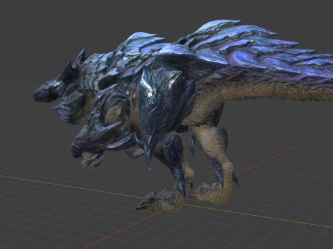 Brachydios - Monster Hunter World 3D Model