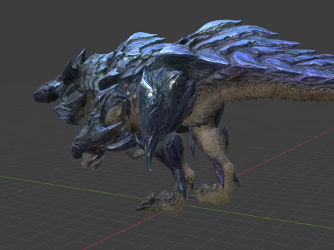 Brachydios - Monster Hunter World 3D Model