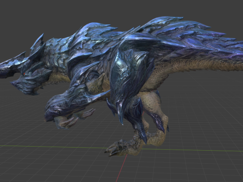 Brachydios - Monster Hunter World 3D Model