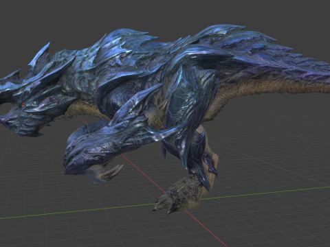 Brachydios - Monster Hunter World 3D Model