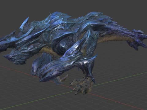 Brachydios - Monster Hunter World 3D Model