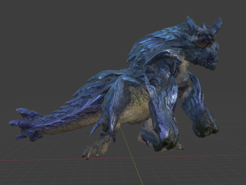 Brachydios - Monster Hunter World 3D Model