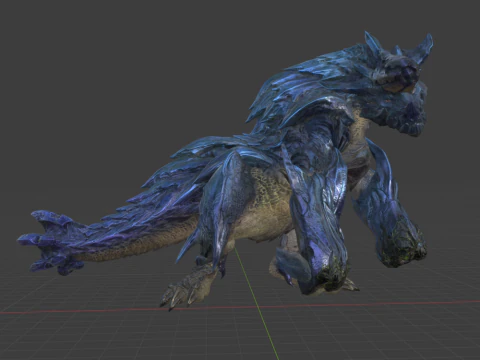 Brachydios - Monster Hunter World 3D Model