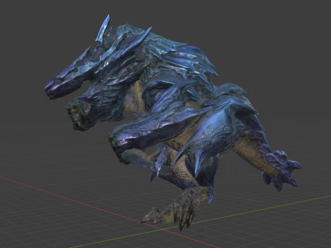 Brachydios - Monster Hunter World 3D Model