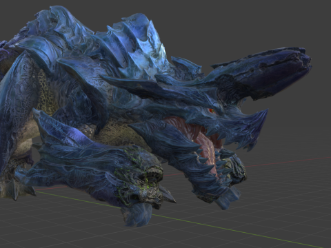 Brachydios - Monster Hunter World 3D Model