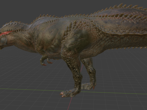 Deviljho - Monster Hunter World Modelo 3D