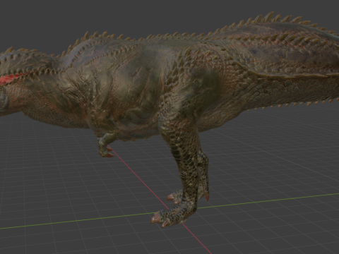 Deviljho - Monster Hunter World Modelo 3D