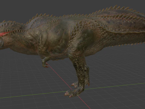 Deviljho - Mundo Cazador de Monstruos Modelo 3D