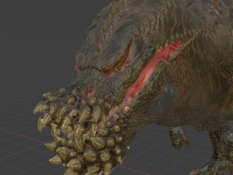Deviljho - Monster Hunter World Modelo 3D