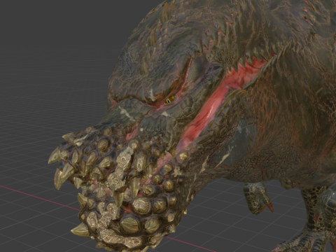 Deviljho - Monster Hunter World Modelo 3D