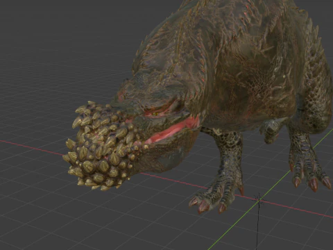 Deviljho - Mundo Cazador de Monstruos Modelo 3D