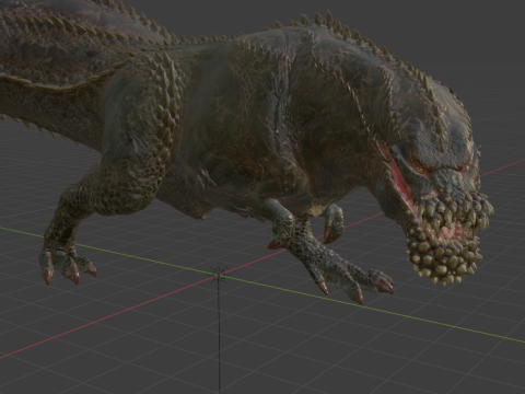 Deviljho - Monster Hunter World Modelo 3D