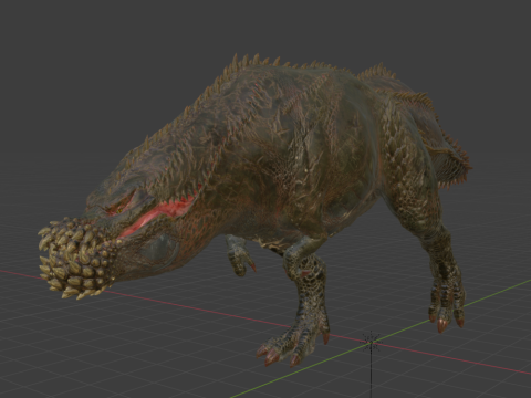 Deviljho - Monster Hunter World Modelo 3D