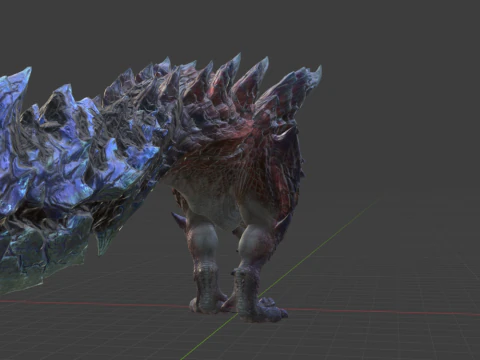 Glavenus - Monster Hunter World 3D Model