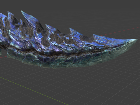 Glavenus - Monster Hunter World 3D 모델