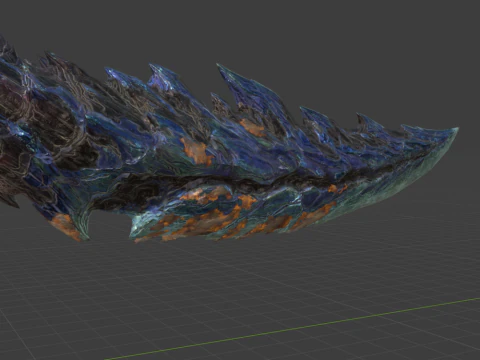 Glavenus - Monster Hunter World 3D Model
