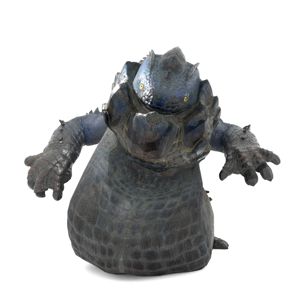 Dodogama - Monster Hunter World 3D Model .c4d .max .obj .3ds .fbx .stl .blend