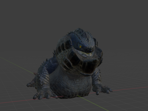 Dodogama - Monster Hunter World 3Dモデル