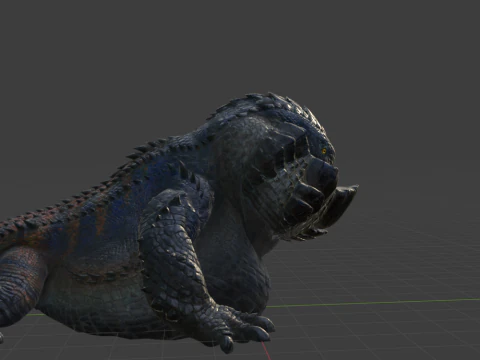 Dodogama - Monster Hunter World 3D Model