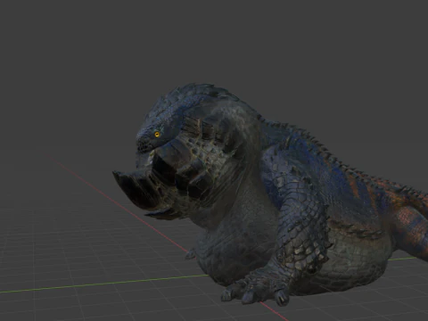 Dodogama - Monster Hunter World 3D Model