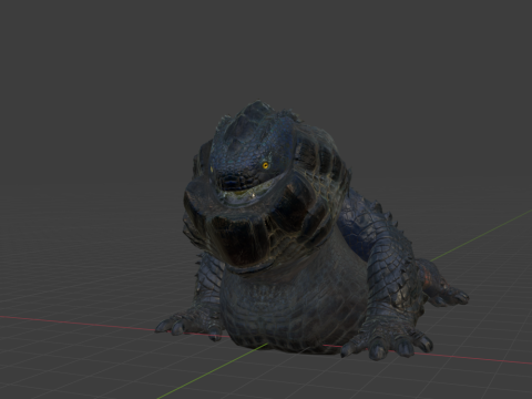 Dodogama - Monster Hunter World 3Dモデル