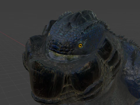 Dodogama - Monster Hunter World 3D Model