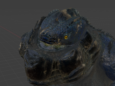 Dodogama - Monster Hunter World 3Dモデル