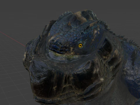 Dodogama - Monster Hunter World 3D Model