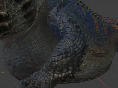 Dodogama - Monster Hunter World 3Dモデル