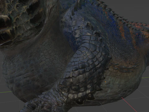 Dodogama - Monster Hunter World 3D Model