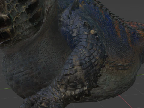 Dodogama - Monster Hunter World 3D Model