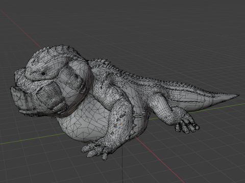 Dodogama - Monster Hunter World 3Dモデル