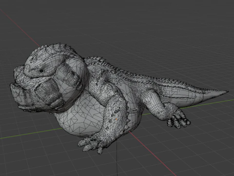 Dodogama - Monster Hunter World 3D Model