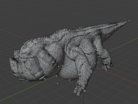 Dodogama - Monster Hunter World 3Dモデル