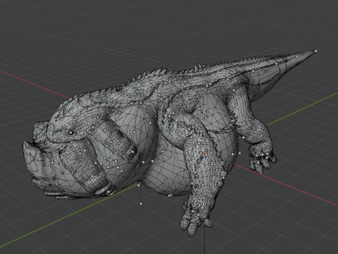 Dodogama - Monster Hunter World 3D Model