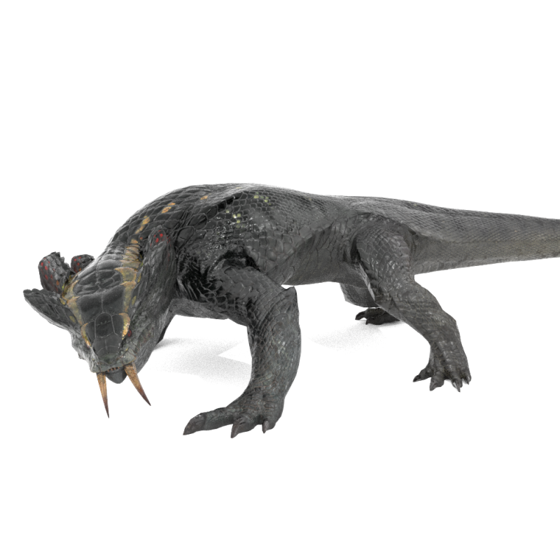 Great Girros - Monster Hunter World 3D Model .c4d .max .obj .3ds .fbx .stl .blend 