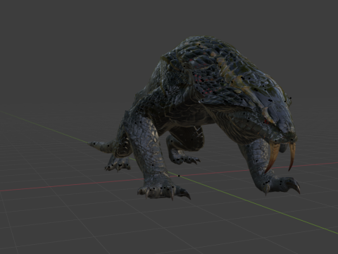 Great Girros - Monster Hunter World 3D Model