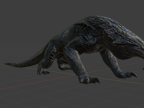 Great Girros - Monster Hunter World 3D Model
