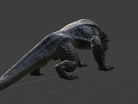 Great Girros - Monster Hunter World 3D Model