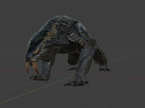 Great Girros - Monster Hunter World 3D Model