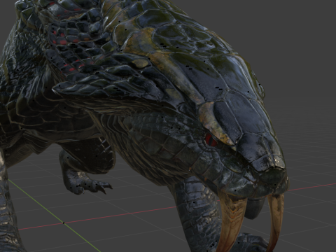 Great Girros - Monster Hunter World 3D Model