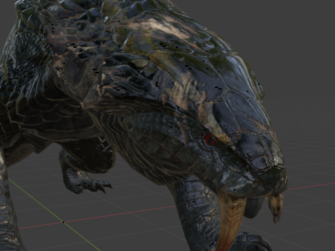 Great Girros - Monster Hunter World 3D Model