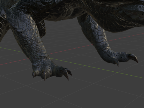 Great Girros - Monster Hunter World 3D Model