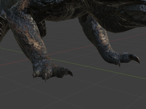 Great Girros - Monster Hunter World 3D Model