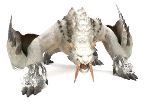 Barioth - Monster Hunter World 3Dモデル