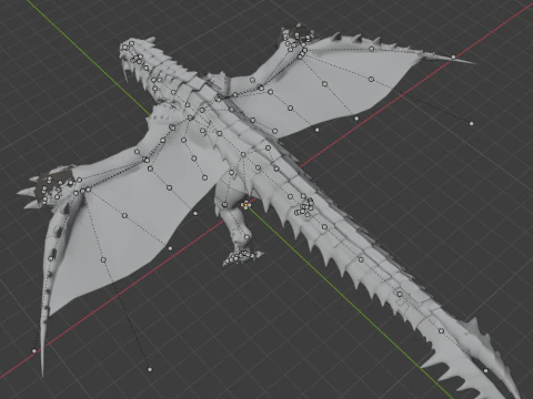 Barioth - Monster Hunter World 3D Model