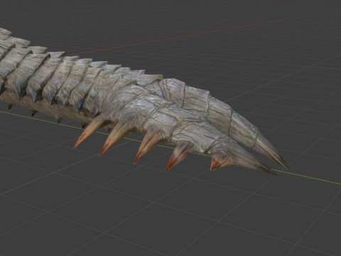 Barioth - Monster Hunter World 3Dモデル