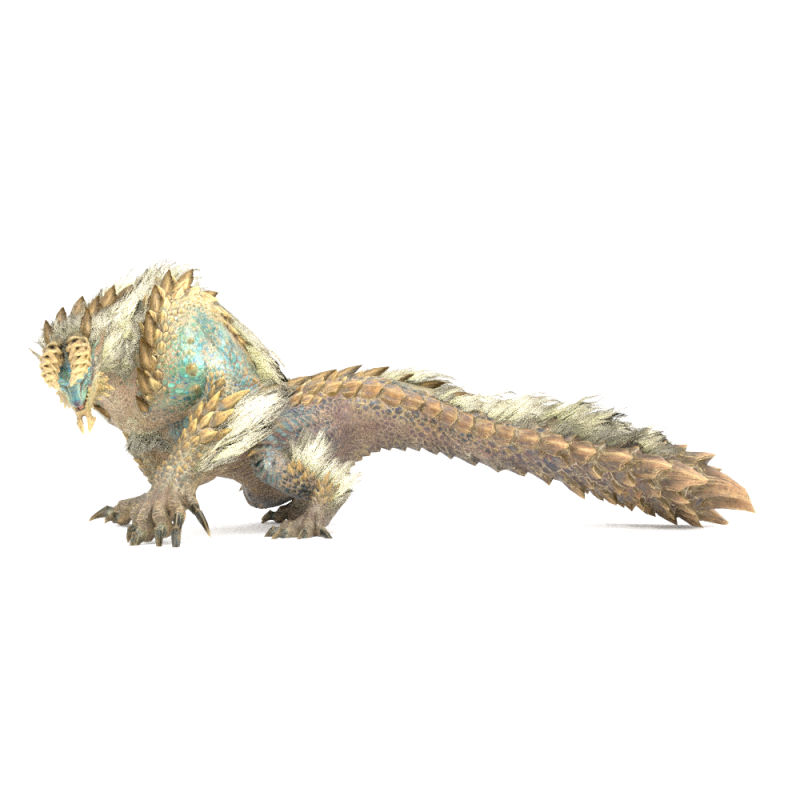 Zinogre - Monster Hunter World Model 3D .c4d .max .obj .3ds .fbx .stl .blend 
